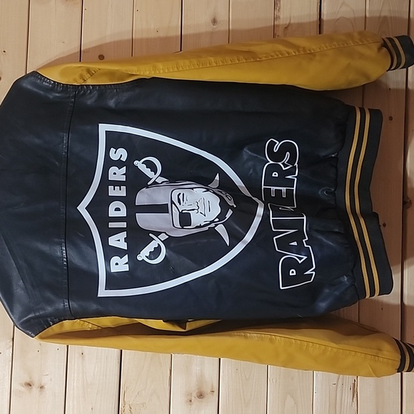 NFL Raiders Bomber Jacket Size Large - Picture 7 of 10